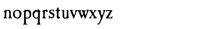 Caslon Antique Std Standard Font LOWERCASE