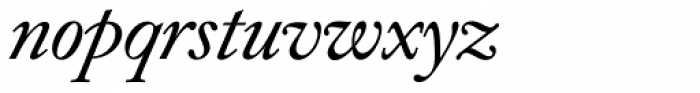 Caslon Book BQ Italic Font LOWERCASE