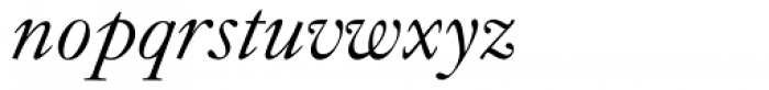 Caslon Classico Italic Font LOWERCASE