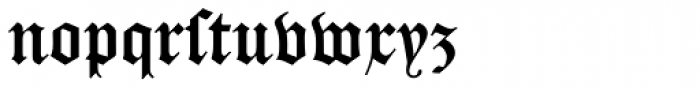 Caslon Gotisch Font LOWERCASE