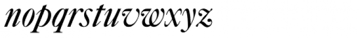 Caslon Italic Font LOWERCASE