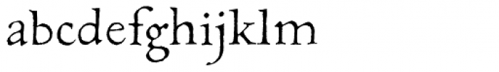 Caslon Manuscript Font LOWERCASE