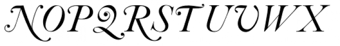 Caslon No 337 Italic Font UPPERCASE