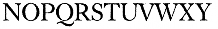 Caslon Rough H EF Regular SC Font UPPERCASE