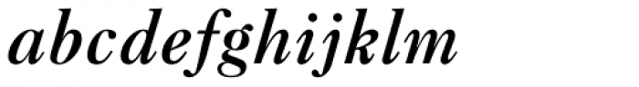 Caslon Three Italic Font LOWERCASE