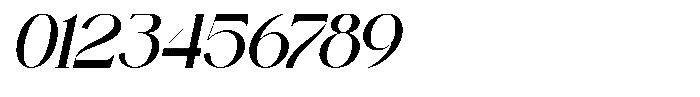Casmera Italic Font OTHER CHARS