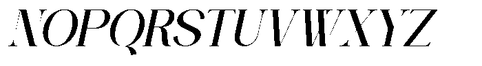 Casmera Italic Font UPPERCASE