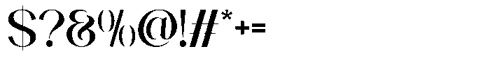 Casmera Regular Font OTHER CHARS