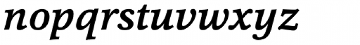 Cassia Medium Italic Font LOWERCASE