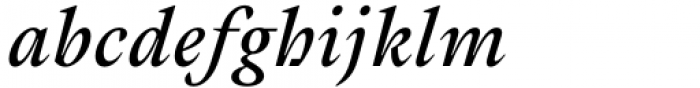 Cassius Bold Italic Font LOWERCASE