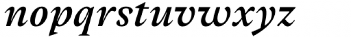 Cassius Ultra Bold Italic Font LOWERCASE