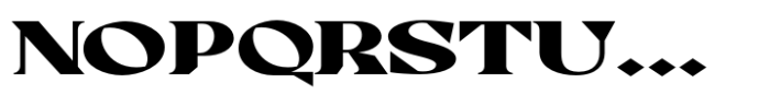Casta Black Expanded Font UPPERCASE