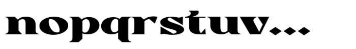 Casta Black Expanded Font LOWERCASE