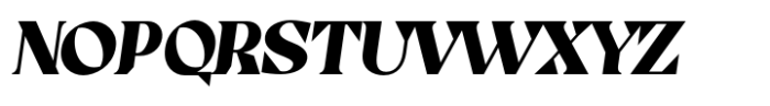Casta Black Slanted Font UPPERCASE