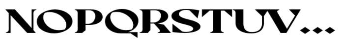 Casta Bold Expanded Font UPPERCASE