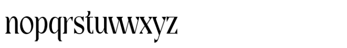 Casta Condensed Font LOWERCASE