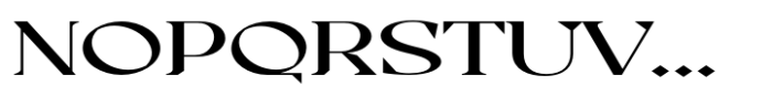 Casta Expanded Font UPPERCASE