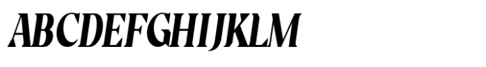 Casta Extra Bold Condensed Slanted Font