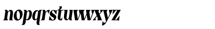 Casta Extra Bold Condensed Slanted Font LOWERCASE