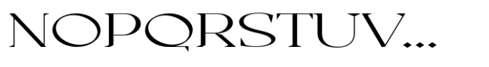 Casta Extra Light Expanded Font UPPERCASE
