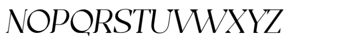 Casta Light Slanted Font UPPERCASE
