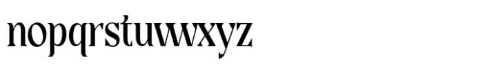 Casta Medium Condensed Font LOWERCASE