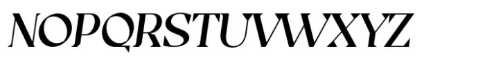 Casta Medium Slanted Font UPPERCASE