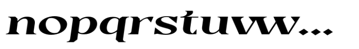 Casta Semi Bold Expanded Slanted Font LOWERCASE