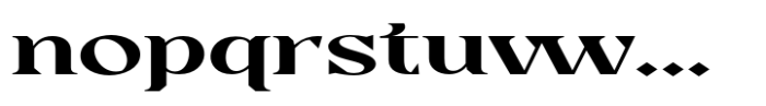 Casta Semi Bold Expanded Font LOWERCASE