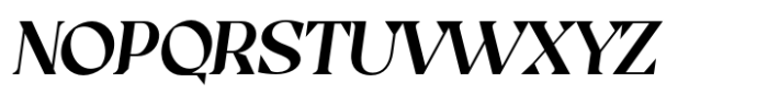 Casta Semi Bold Slanted Font UPPERCASE