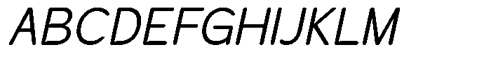 Castelle Italic Font UPPERCASE