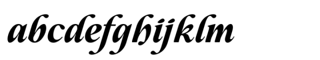 Casthago Bold Italic Font LOWERCASE