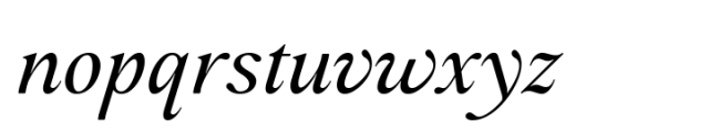 Casthago Italic Variable Font LOWERCASE