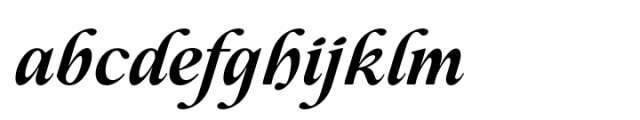 Casthago Semi Bold Italic Font LOWERCASE