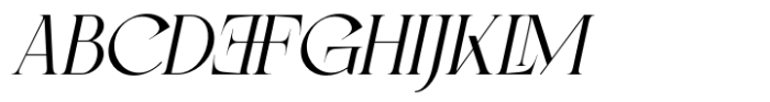Castillet Serif Italic Font UPPERCASE