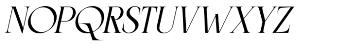 Castillet Serif Italic Font UPPERCASE