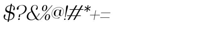 Castina serif Display Italic Font OTHER CHARS