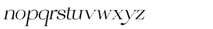 Castina serif Display Italic Font LOWERCASE