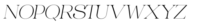 Castina serif Display Light Italic Font UPPERCASE