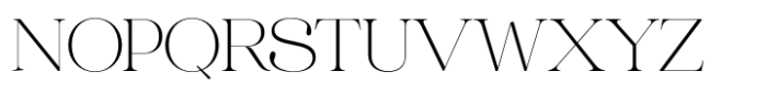 Castina serif Display Light Font UPPERCASE