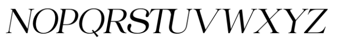 Castina serif Display Medium Italic Font UPPERCASE
