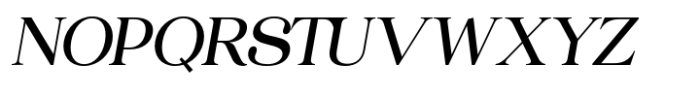 Castina serif Display Semi Bold Italic Font UPPERCASE