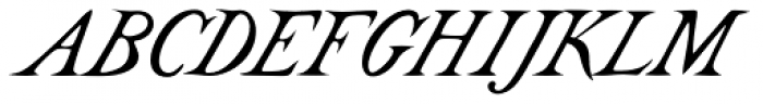 Castine Italic Font UPPERCASE