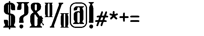 Castle Hunter Font OTHER CHARS