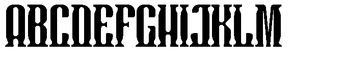 Castle Hunter Font UPPERCASE