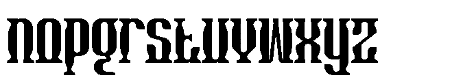 Castle Hunter Font LOWERCASE