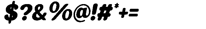 Castle Of Avenue Black Italic Font OTHER CHARS