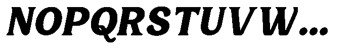 Castle Of Avenue Black Italic Font UPPERCASE