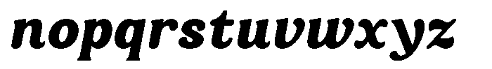 Castle Of Avenue Black Italic Font LOWERCASE