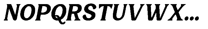 Castle Of Avenue Bold Italic Font UPPERCASE